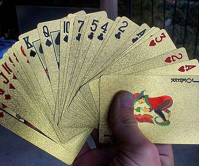 24K Gold Playing Cards