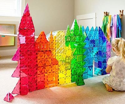 3D Magnetic Building Tiles