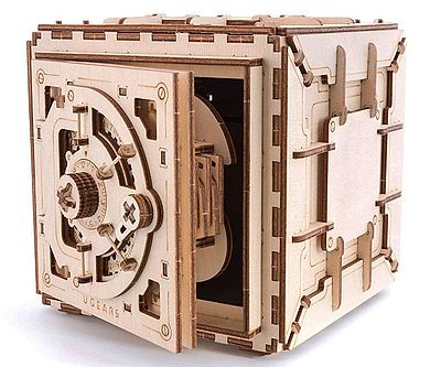 3D Wooden Safe Puzzle Kit