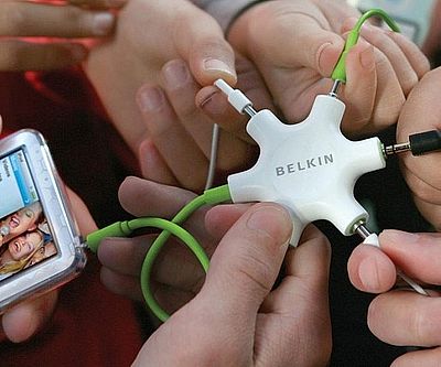 5 Way Headphone Splitter
