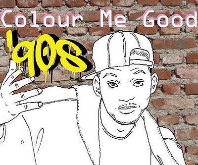 90s Coloring Book
