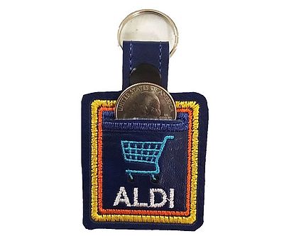 Aldi Quarter Holder Keychain