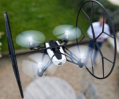 App Controlled Flying And Rolling Drone