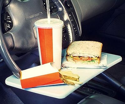 Attachable Steering Wheel Table