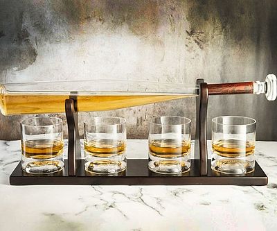 Baseball Bat Whiskey Decanter