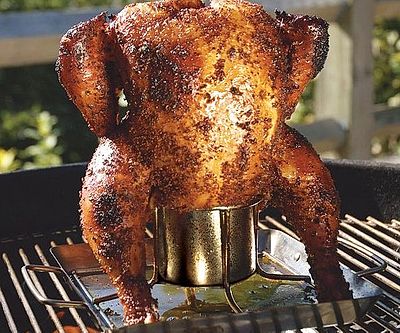 Beer-Can Chicken Rack & Drip Pan