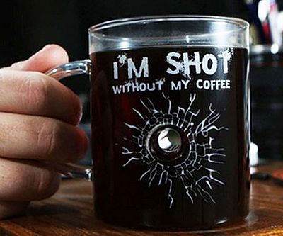 Bullet Hole Coffee Mug