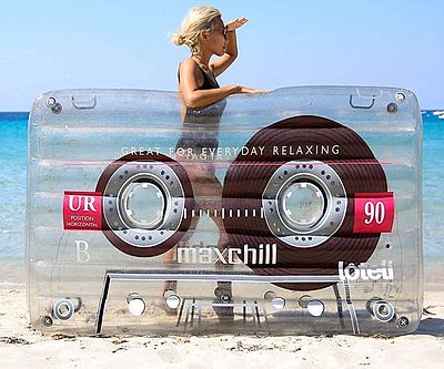 Cassette Tape Pool Float