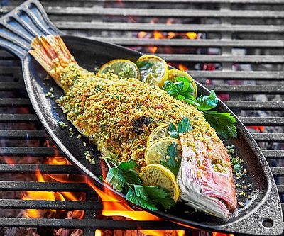 Cast Iron Fish Grill Pan