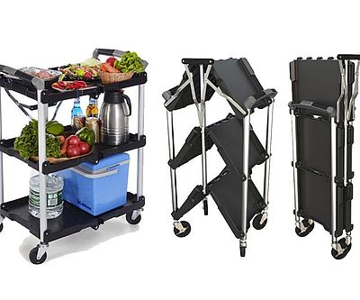 Collapsible Service Cart
