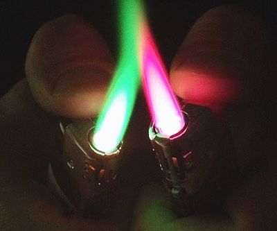 Colored Flame Lighters