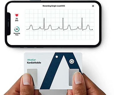 Credit Card Sized EKG Monitor