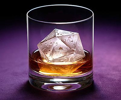 Critical Hit D20 Ice Mold