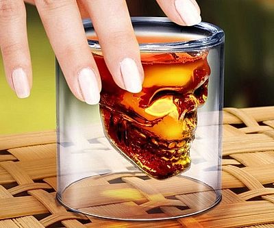 Crystal Skull Shot Glass