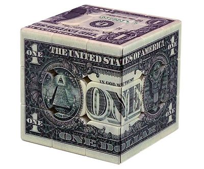 Dollar Bill Rubik’s Cube Puzzle