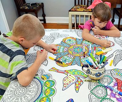 Draw-On Tablecloth