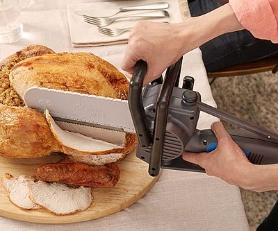 Electric Chainsaw Turkey Carving Knife