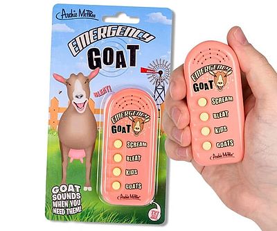 Emergency Goat Noisemaker