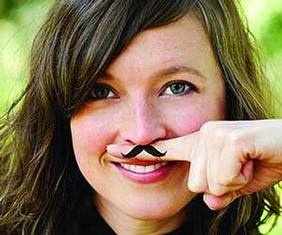 Fingerstache Temporary Tattoo