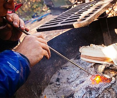 Firestarting Blow Straw