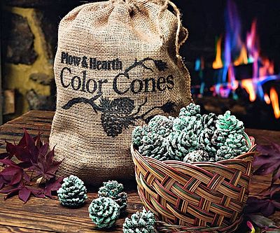 Flame Color Changing Pine Cones