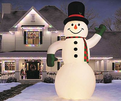Gigantic Inflatable Snowman