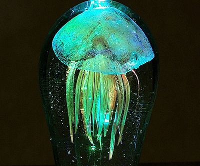 Glow In The Dark Jellyfish Paperweight
