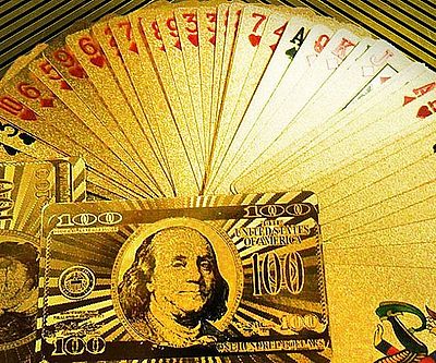 Gold Playing Cards