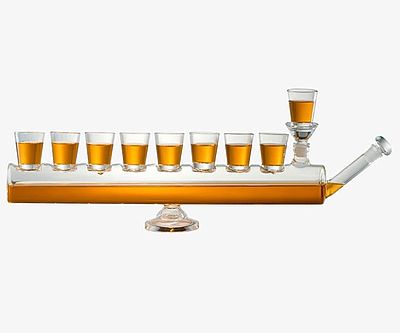 Hannukkah Menorah Decanter Set