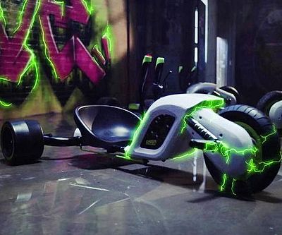 Huffy Electric Drifting Green Machine