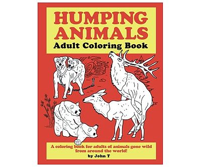 Humping Animals Adult Coloring Book