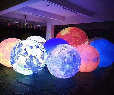 Inflatable Planets Solar System