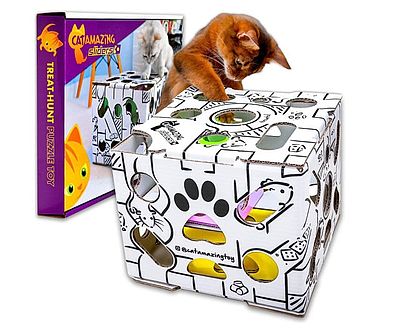 Interactive Treat Puzzle Cat Toy