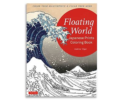 Japanese Prints Adult Coloring Book
