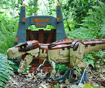 Jurassic Park T-Rex LEGO Set