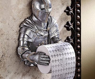 Knight Toilet Paper Holder