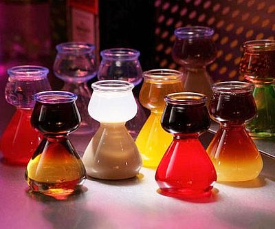 Quaffer Layered Shot Glasses