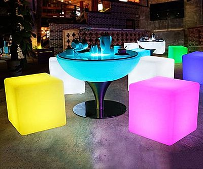 LED Cube Chair