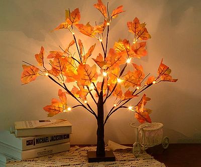 Light Up Maple Tree Lamp