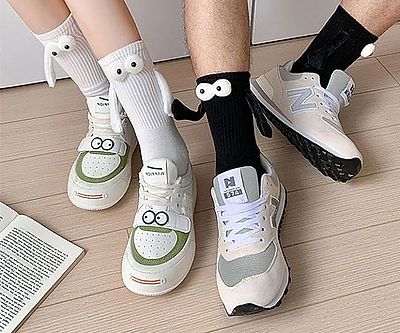 Magnetic Holding Hands Socks