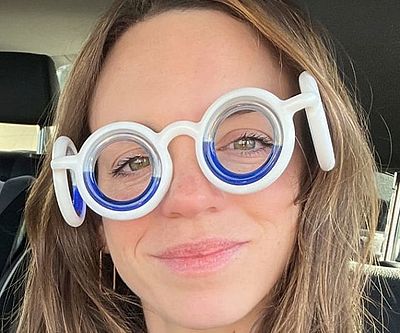 Motion Sickness Preventing Glasses
