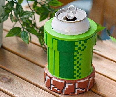 Nintendo Warp Pipe Can Cooler