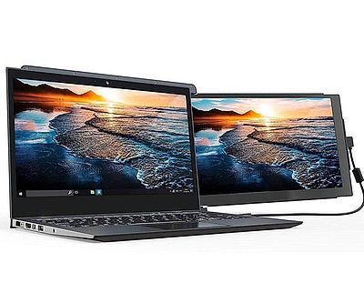 On-The-Go Dual-Screen Laptop Monitor