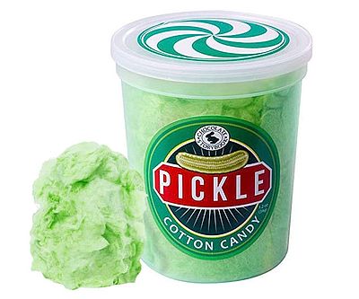 Pickle Flavored Cotton Candy