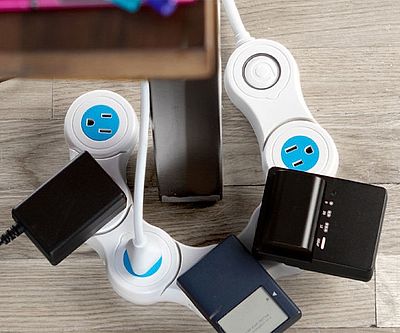 Pivoting Surge Protector