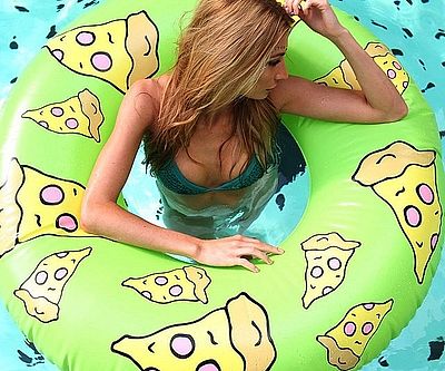 Pizza Slice Inflatable Pool Float