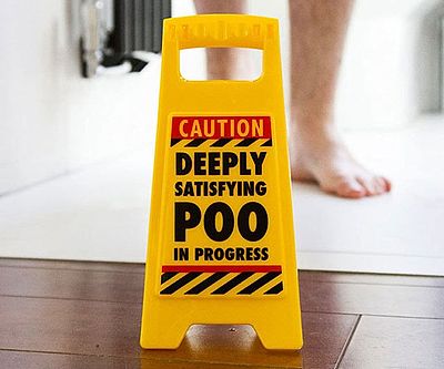 Poo In Progess Sign