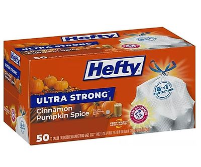 Pumpkin Spice Trash Bags