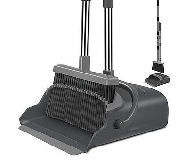 Quick Clean Broom & Dust Pan Set