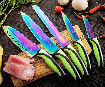 Rainbow Kitchen Knives